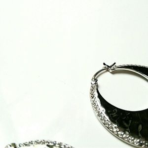 New Sterling Silver Hoop Earrings by Judith Jack